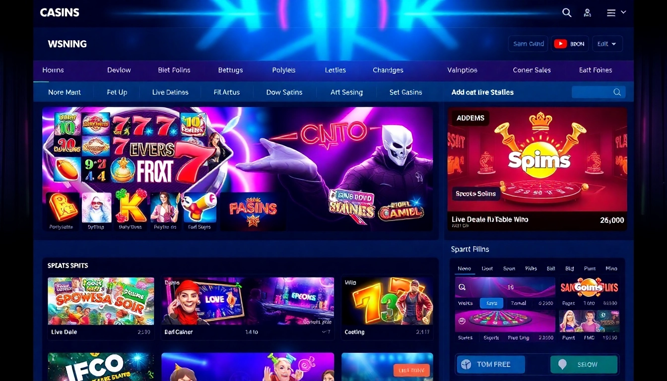 Navigate ck4444 com’s colorful gaming interface featuring slots, live dealer games, and sports betting to attract players seeking entertainment and reliability.