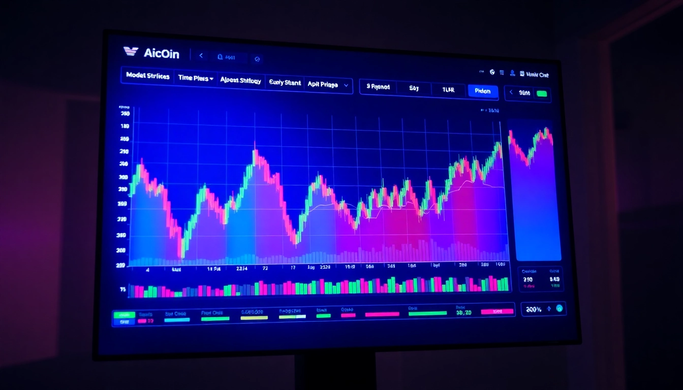 Comprehensive aicoin platform featuring live crypto charts and real-time data analysis for traders.